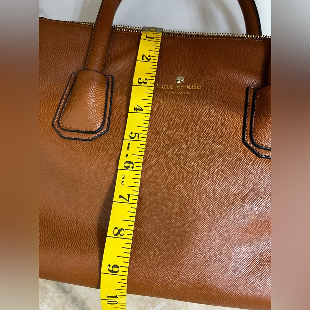 Kate Spade Tan Leather Tote - Picture 3 of 7